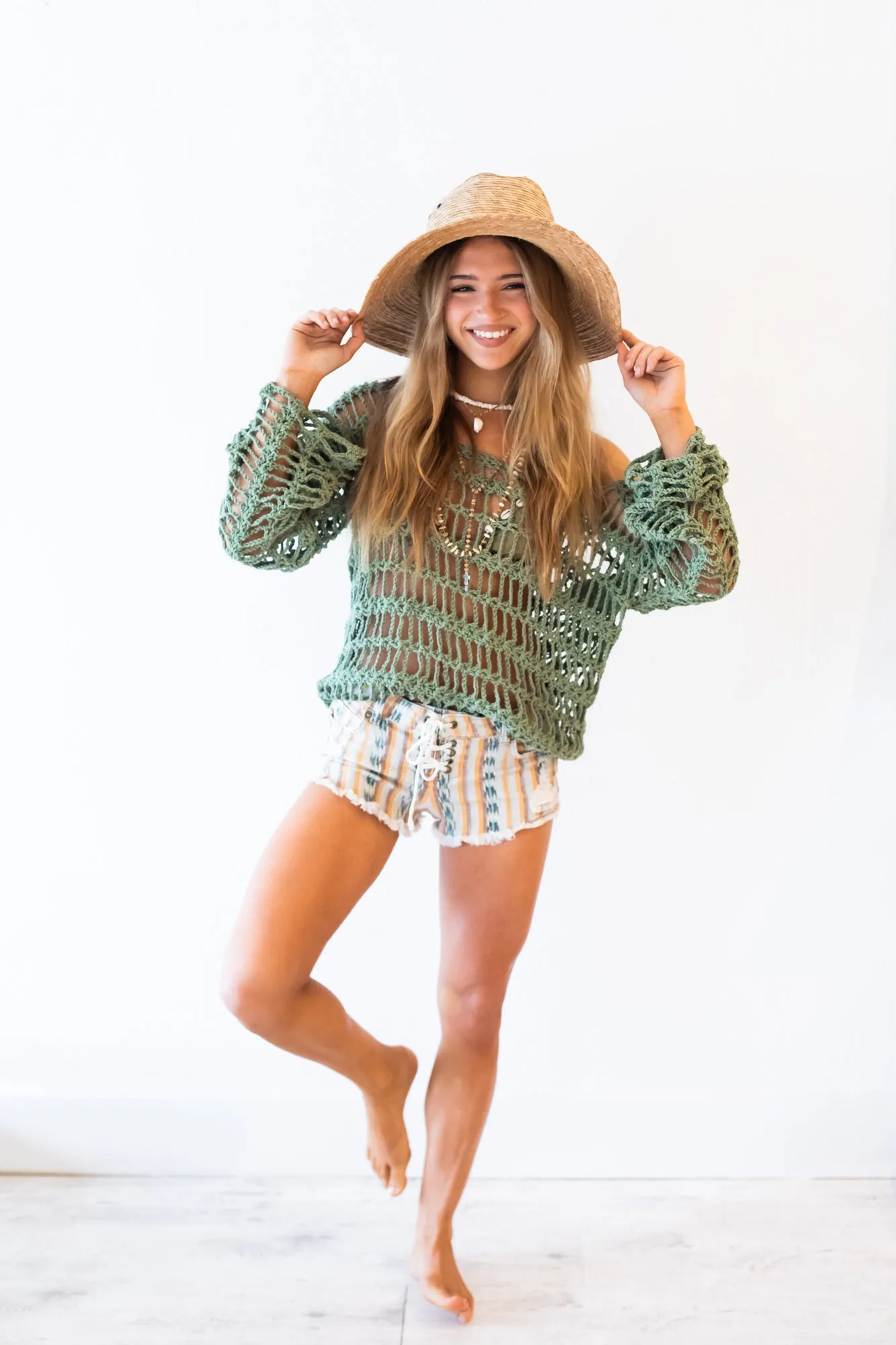 Earthy Crochet Sweater