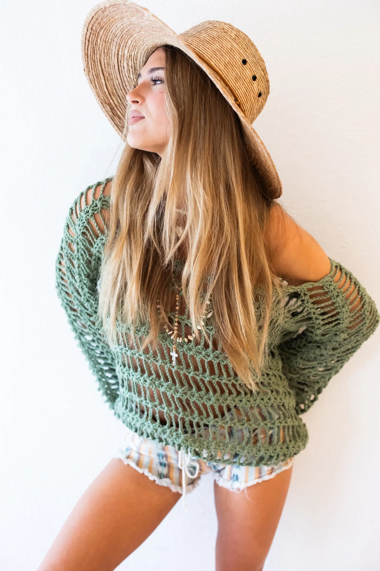 Earthy Crochet Sweater
