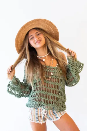 Earthy Crochet Sweater