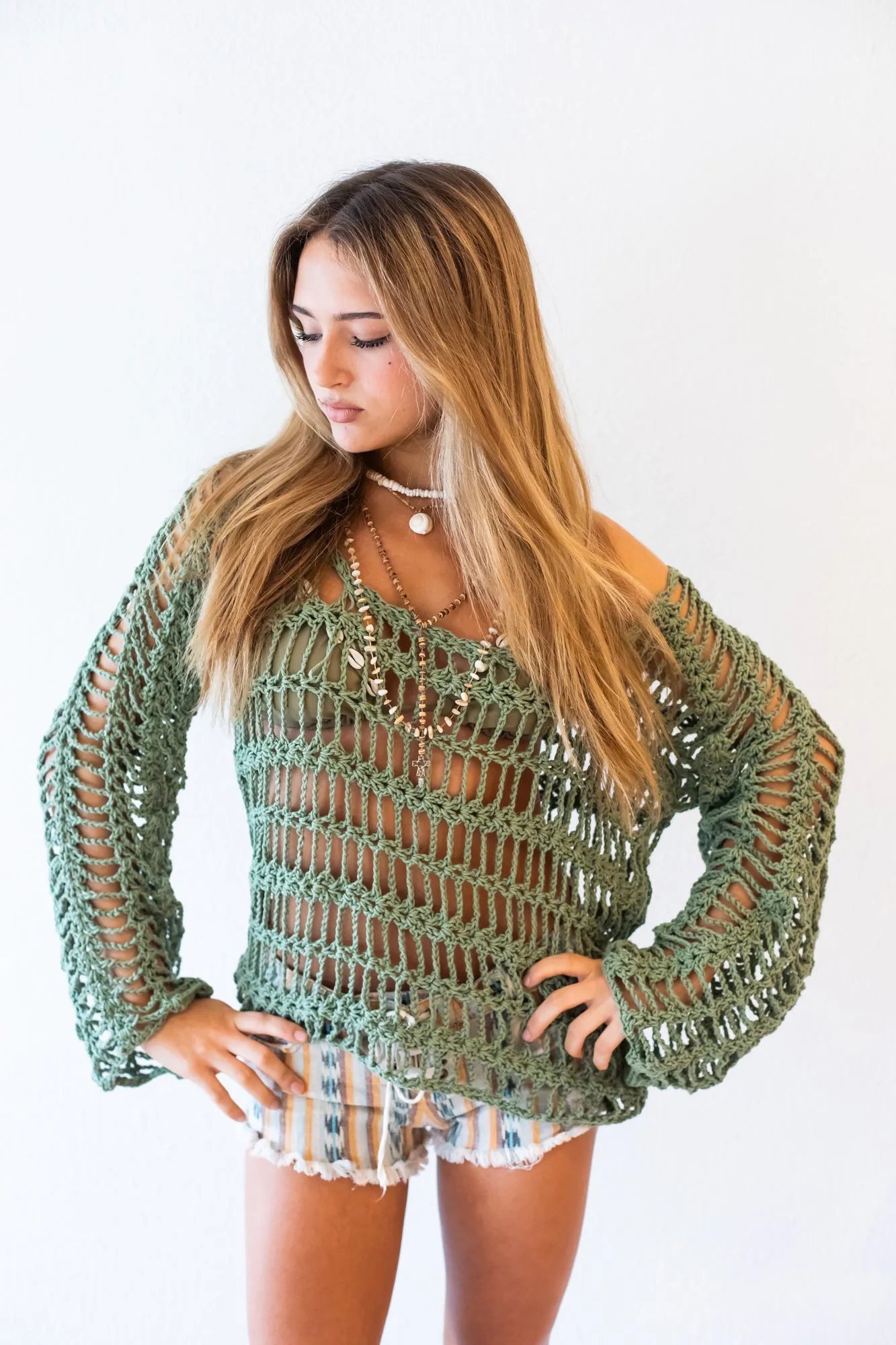 Earthy Crochet Sweater