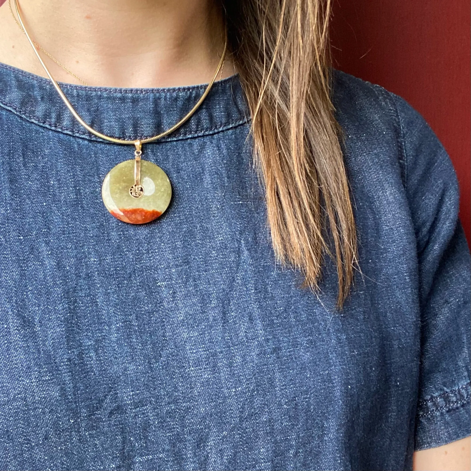 Earthy Jade Pendant