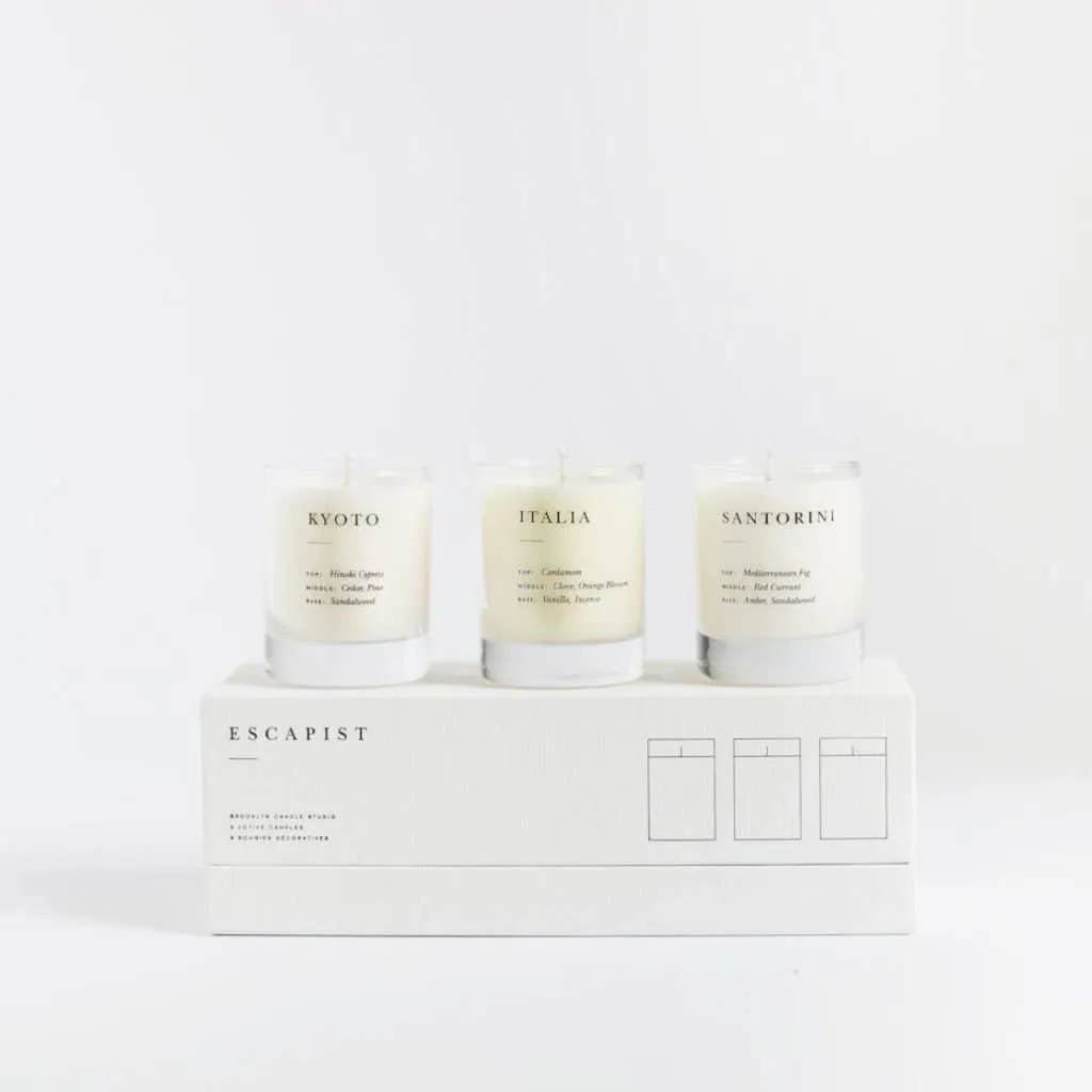 Escapist Votive Set - Earthy   Warm