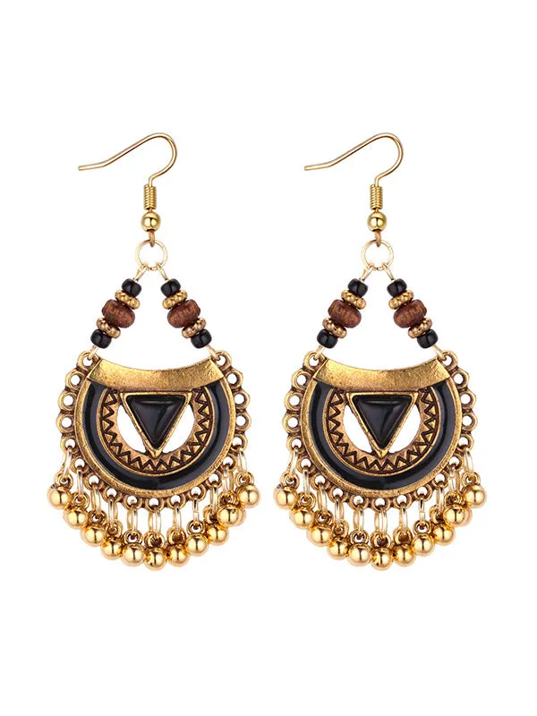 Exaggerated Metal Earrings