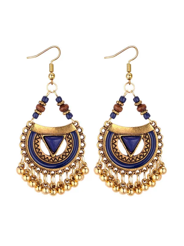 Exaggerated Metal Earrings