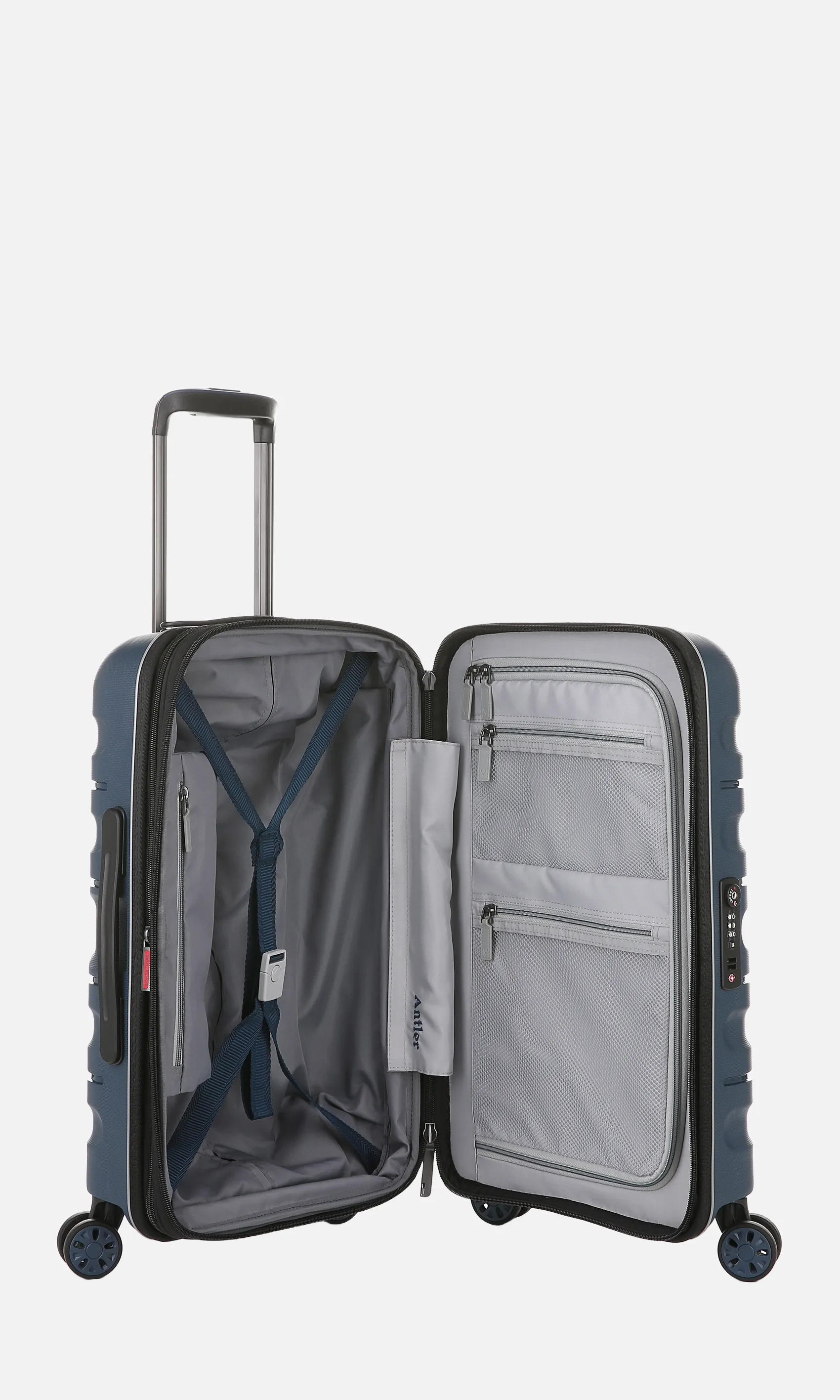 Expandable Carry-on Luggage in Navy - Lincoln