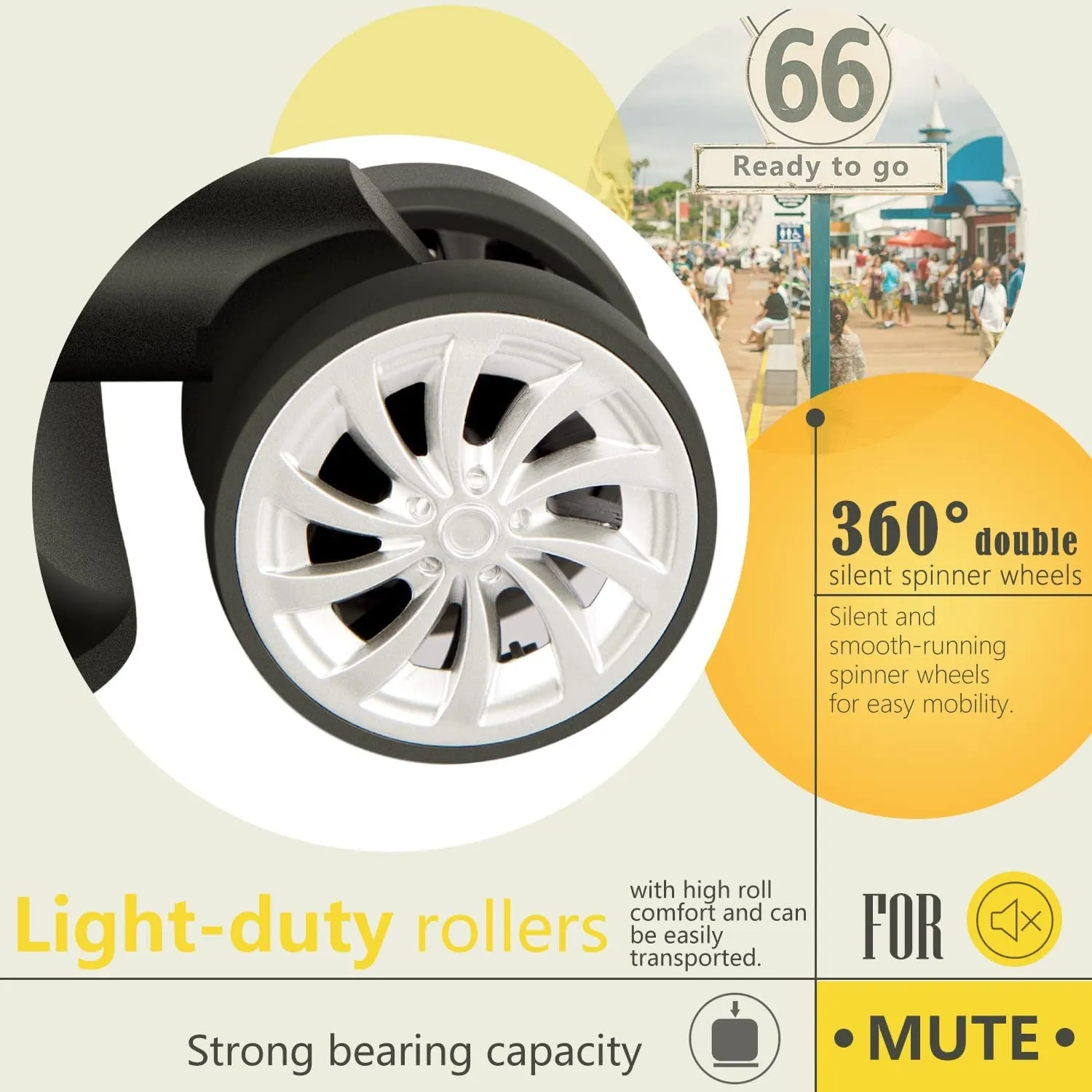 Expandable Luggage (only 28") Carry-On Luggage PC ABS Spinner 20in 24in 28in