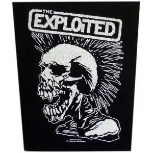 Exploited - Mohican selkämerkki