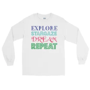 Explore Stargaze Dream Repeat Long Sleeve Shirt