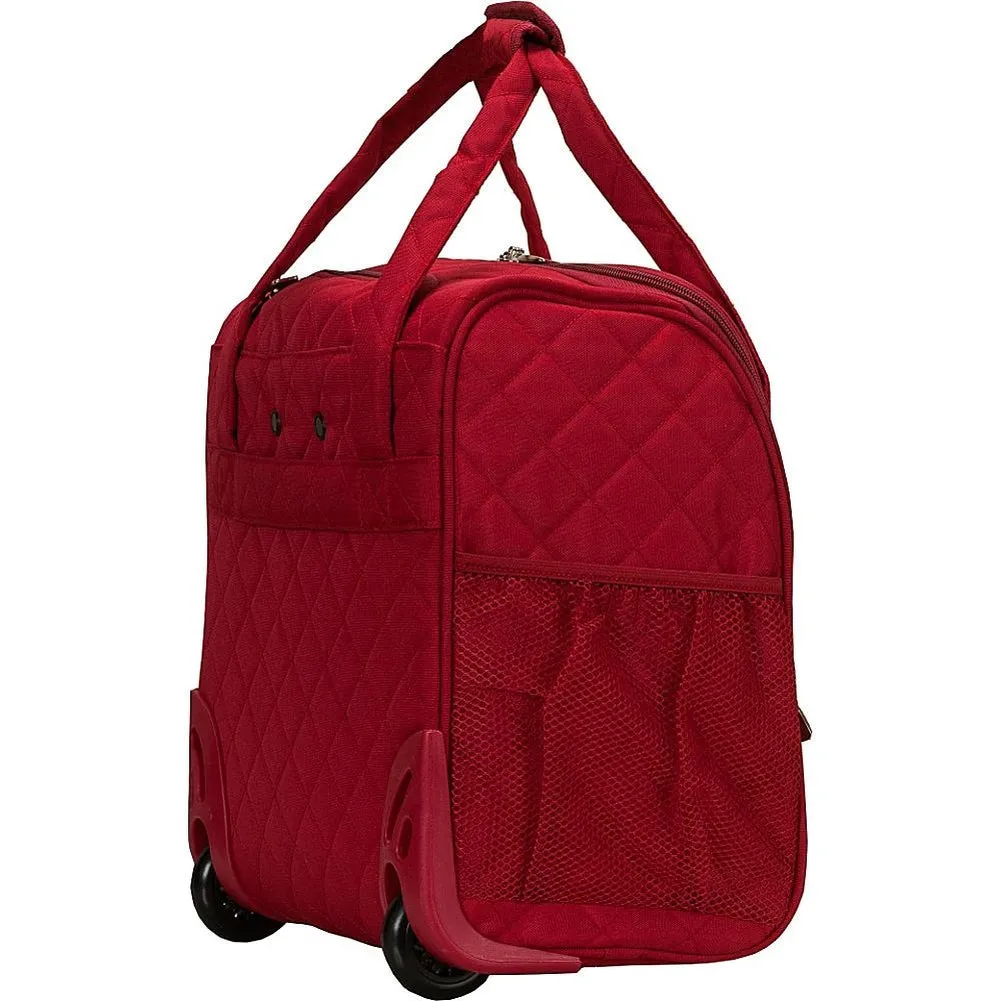 famous luggage wheeled underseat carry-on 7 colors softside carry-on