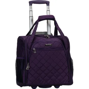 famous luggage wheeled underseat carry-on 7 colors softside carry-on