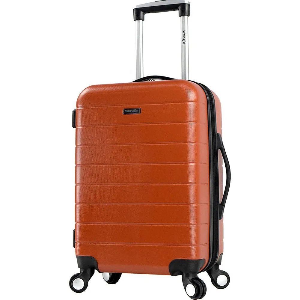 famous luggage wrangler 3-n-1 20" expandable hard side carry-on
