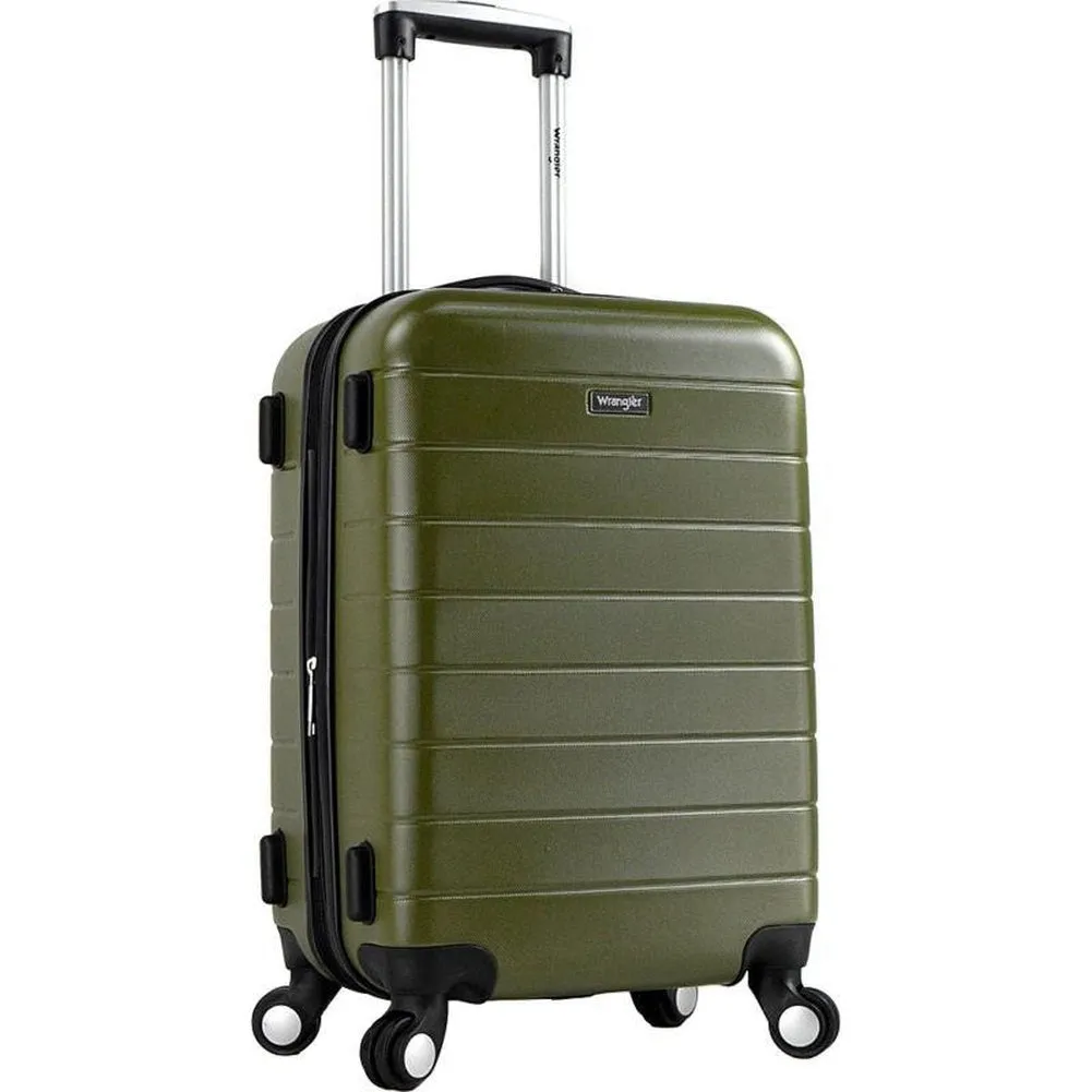 famous luggage wrangler 3-n-1 20" expandable hard side carry-on