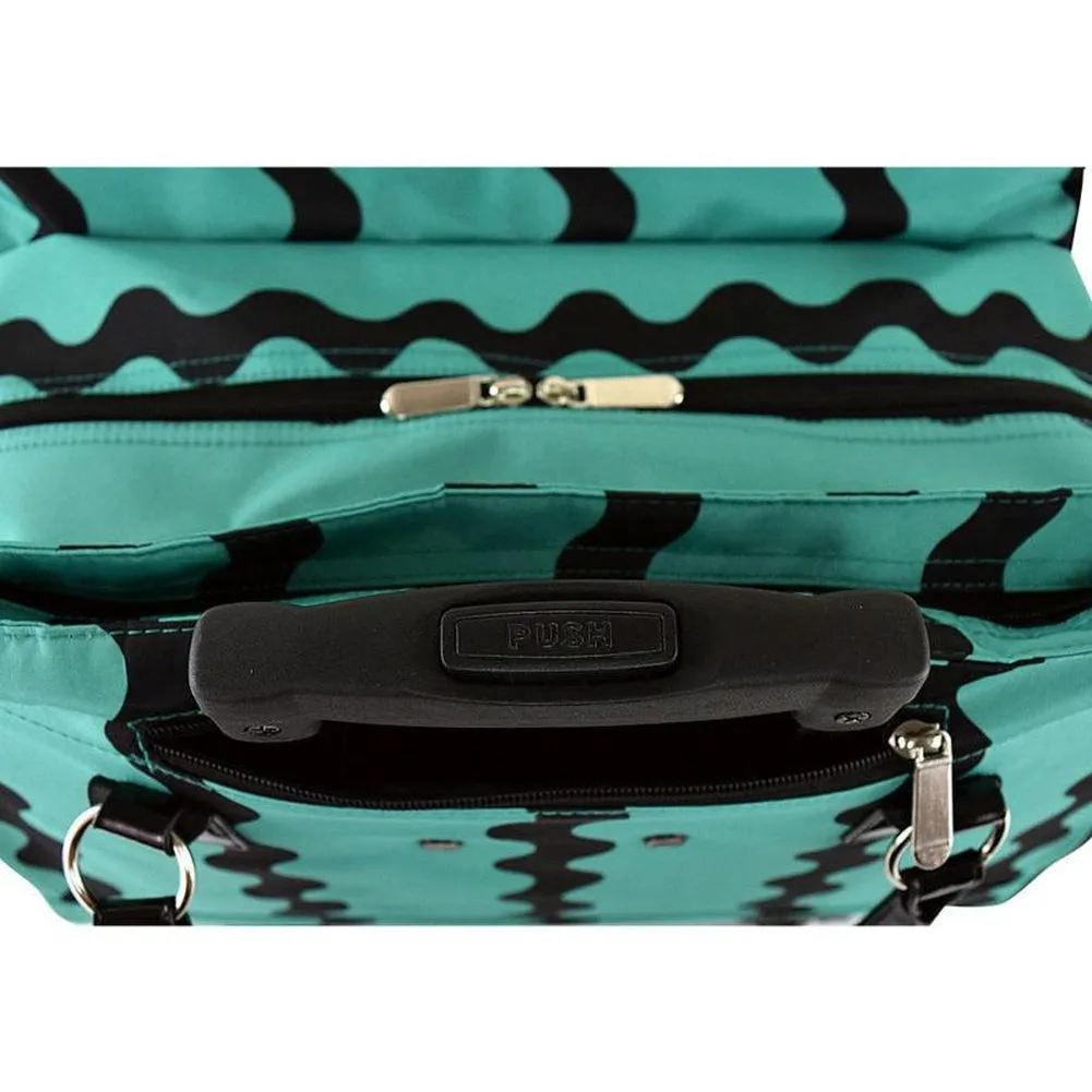 famous zig-zag carry-on trolley - zig-zag soft side carry-on