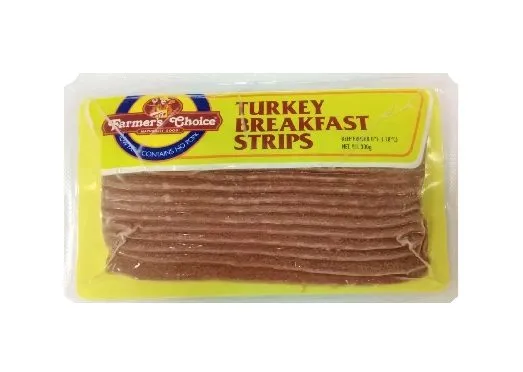 Farmer's Choice Turkey Breakfast Strips 300g