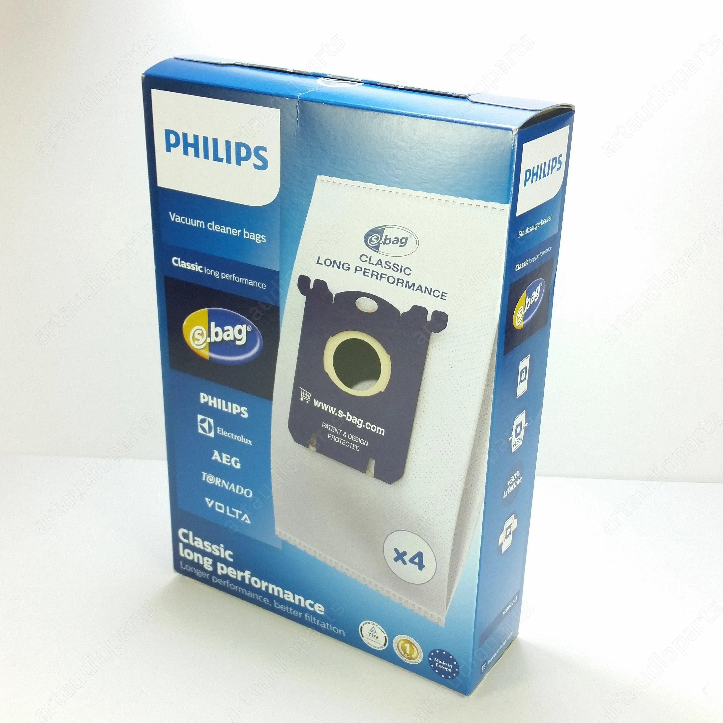 FC8021 Synthetic S-Bag (4pcs) for PHILIPS vacuum cleaner FC8202 FC8204 FC8206