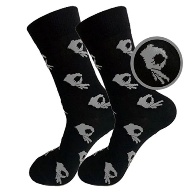 Fckin Mint trendy hip retro socks