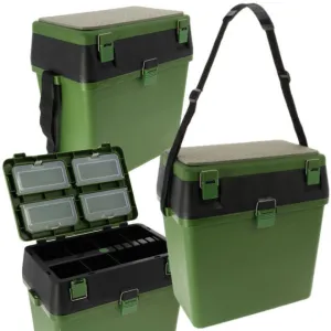 Fishing Fishing Seat & Tackle Box  with Shoulder Strap
