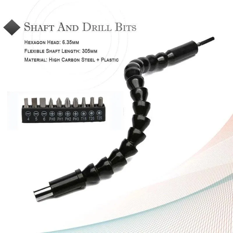 Flexible Shaft Extension Bits - 2021 Upgrade