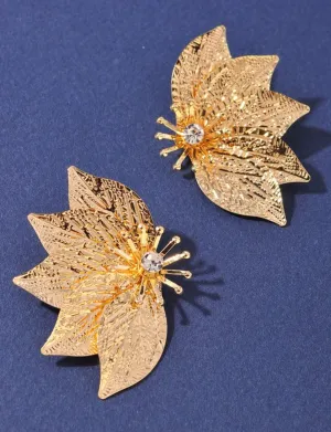 Flower Metal Earrings