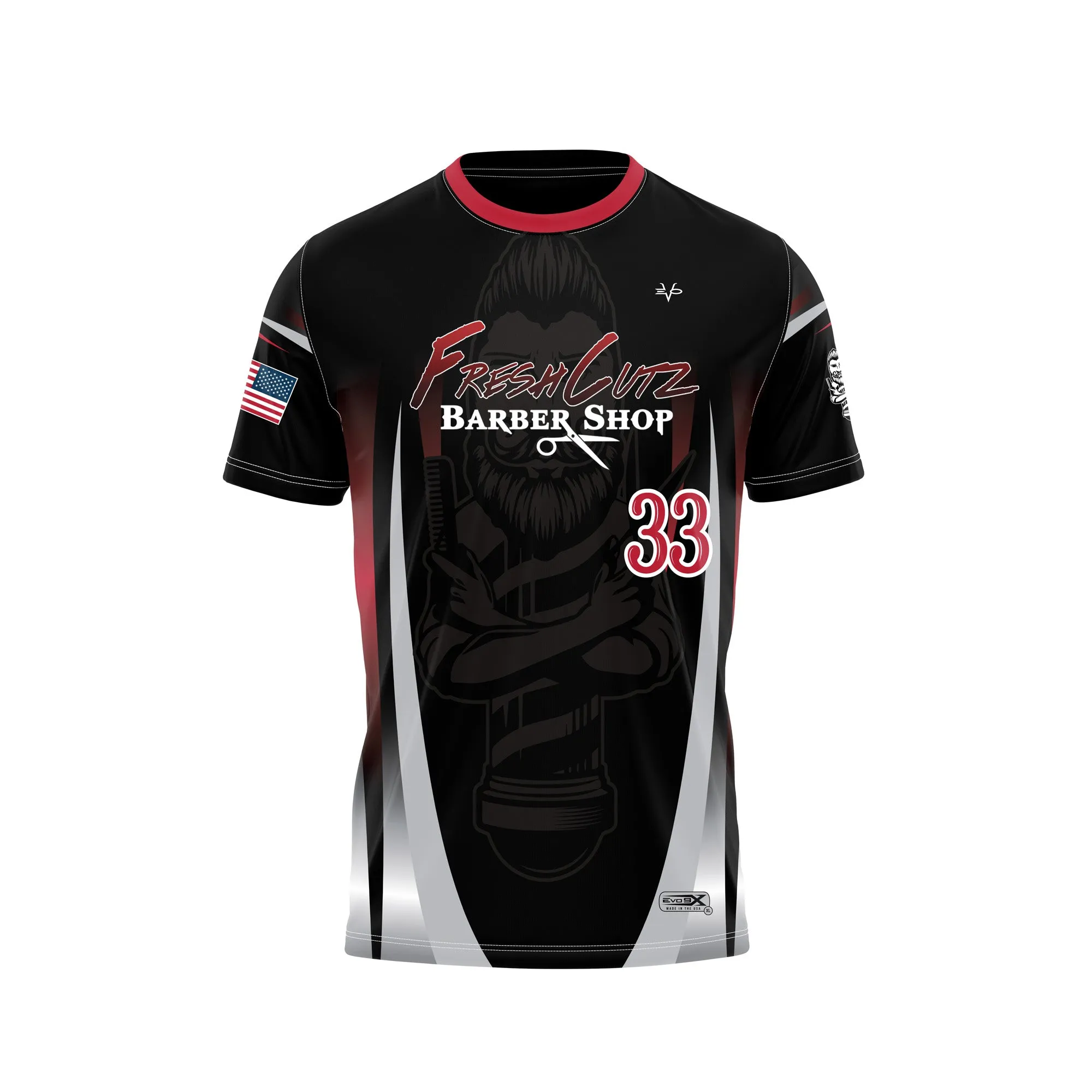 Fresh Cutz Barber Shop Crew Neck Jersey