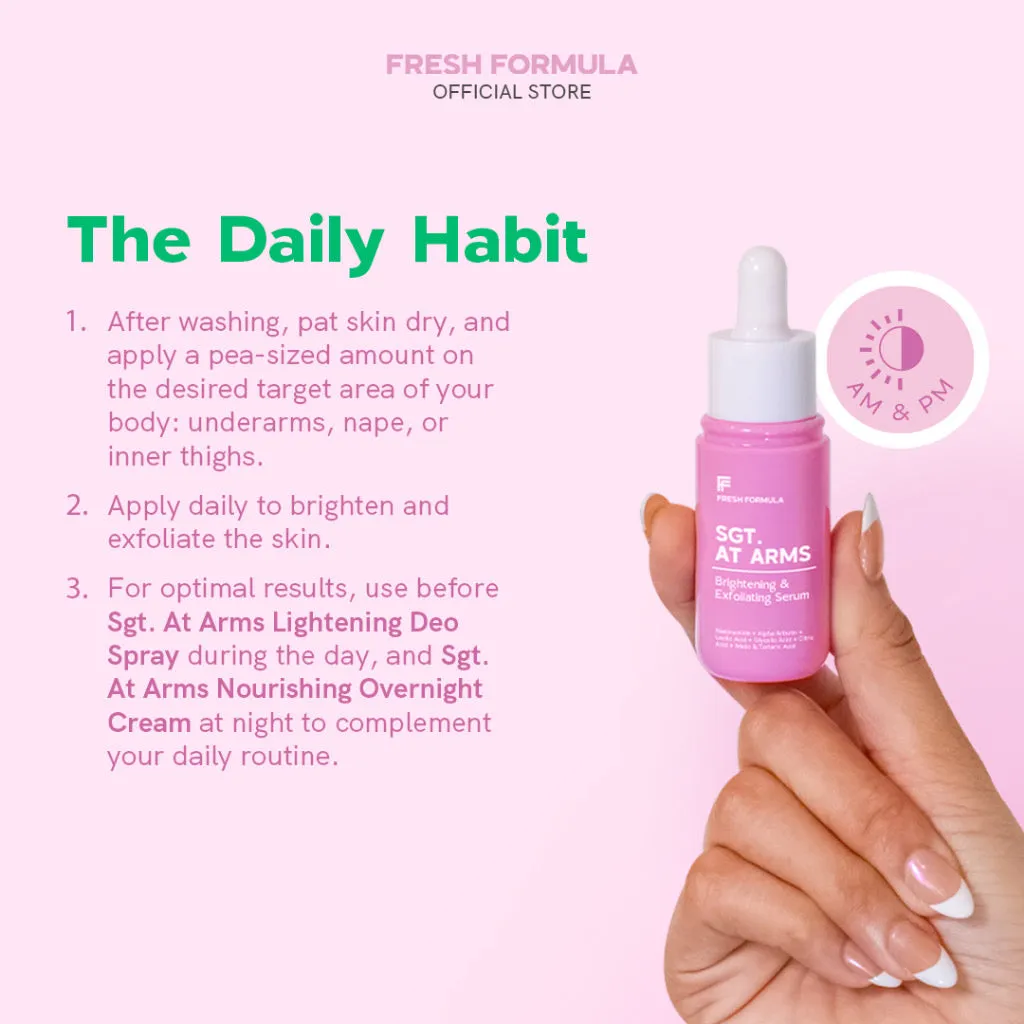￼Fresh Formula Sgt. at Arms Brightening & Exfoliating Serum