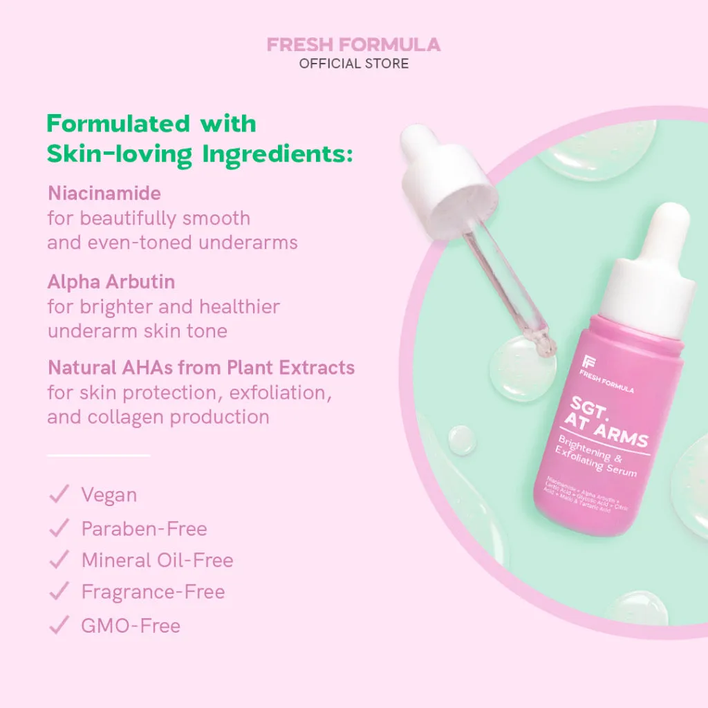 ￼Fresh Formula Sgt. at Arms Brightening & Exfoliating Serum
