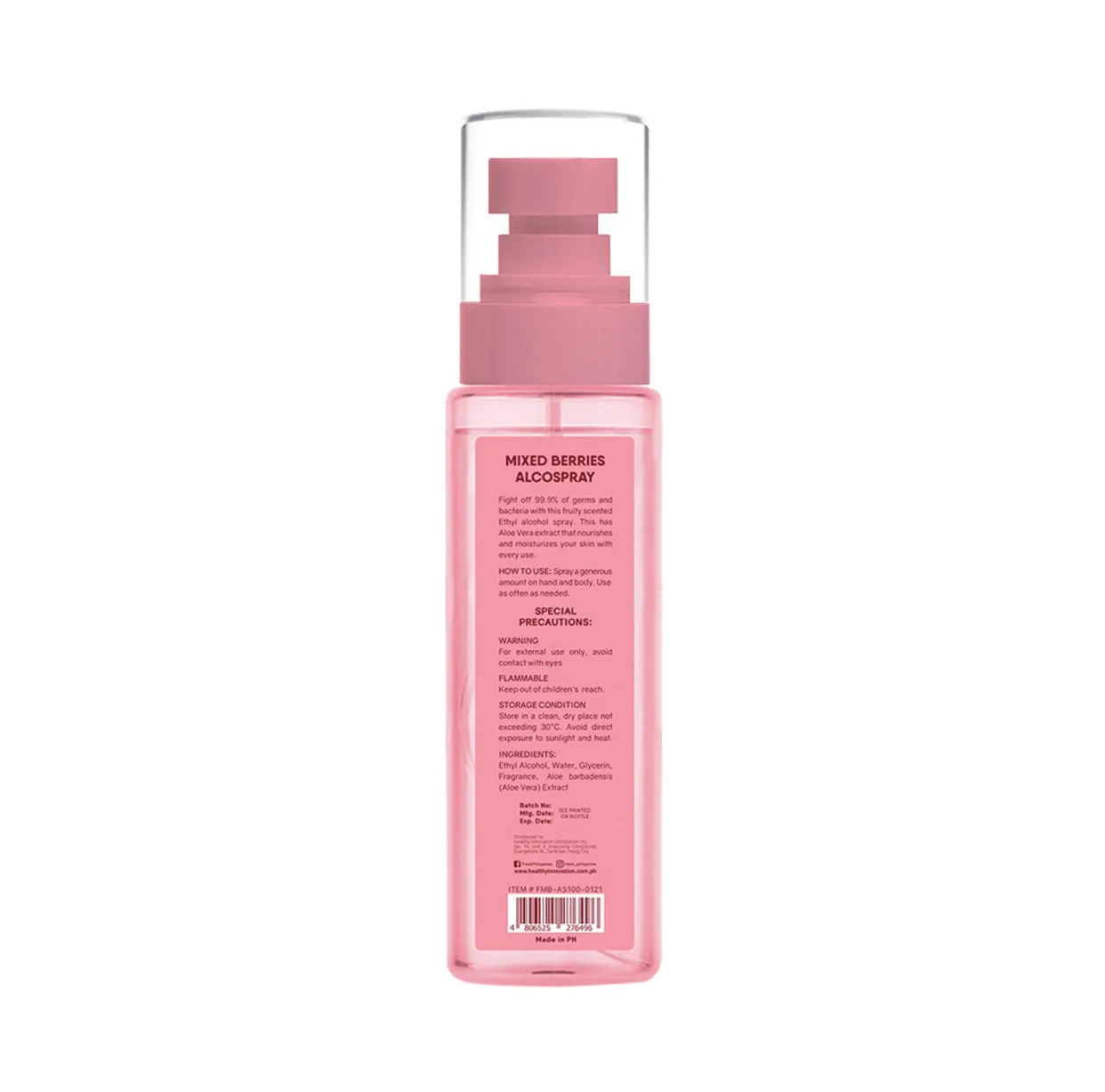 FRESH Mixed Berries Alcospray 100ml