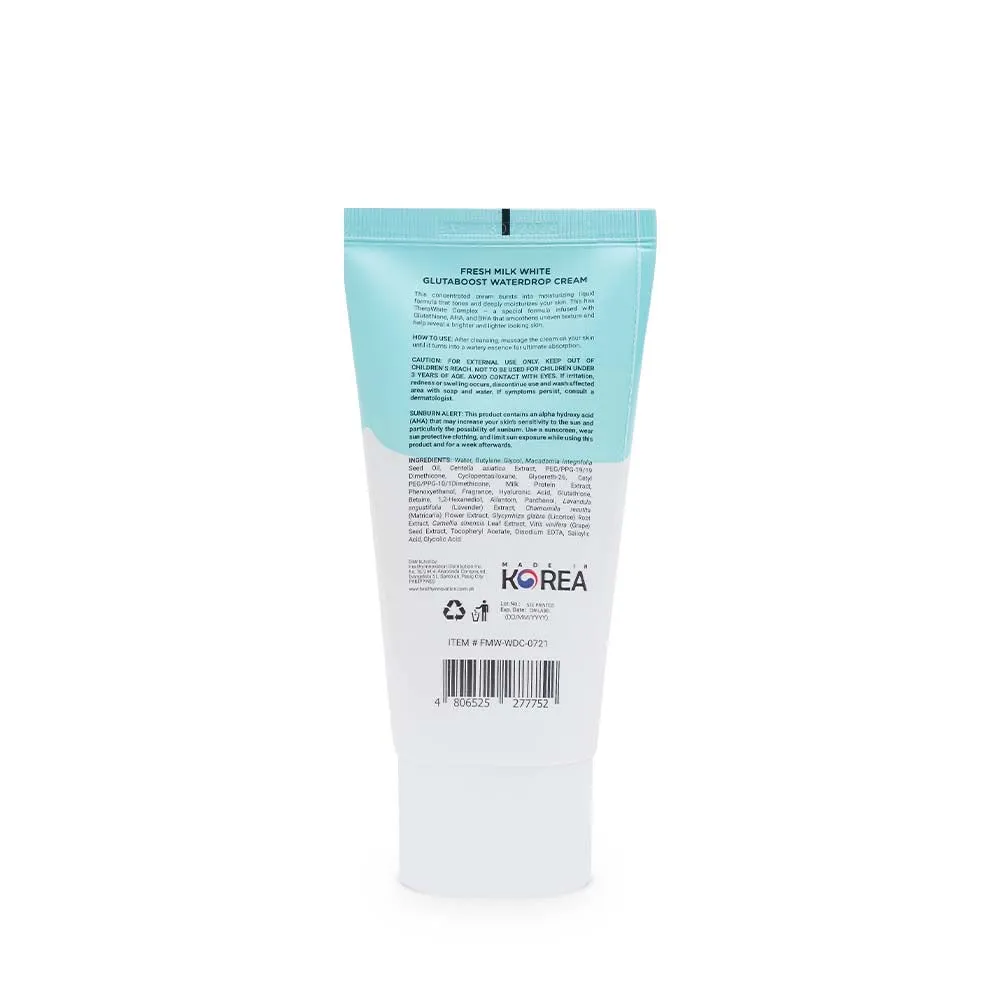 Fresh Skinlab Milk White Glutaboost Waterdrop Cream 80 ml