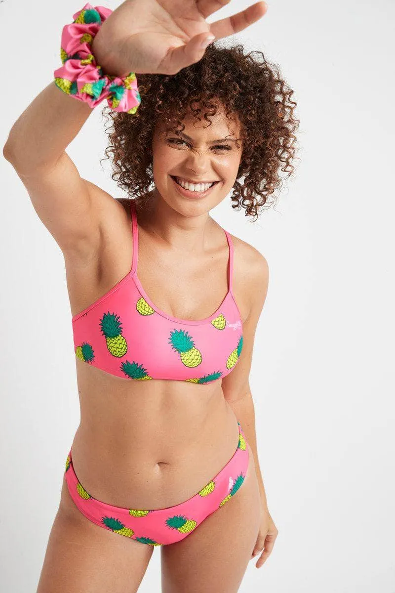 Freshwater Top in Pink Pineapples