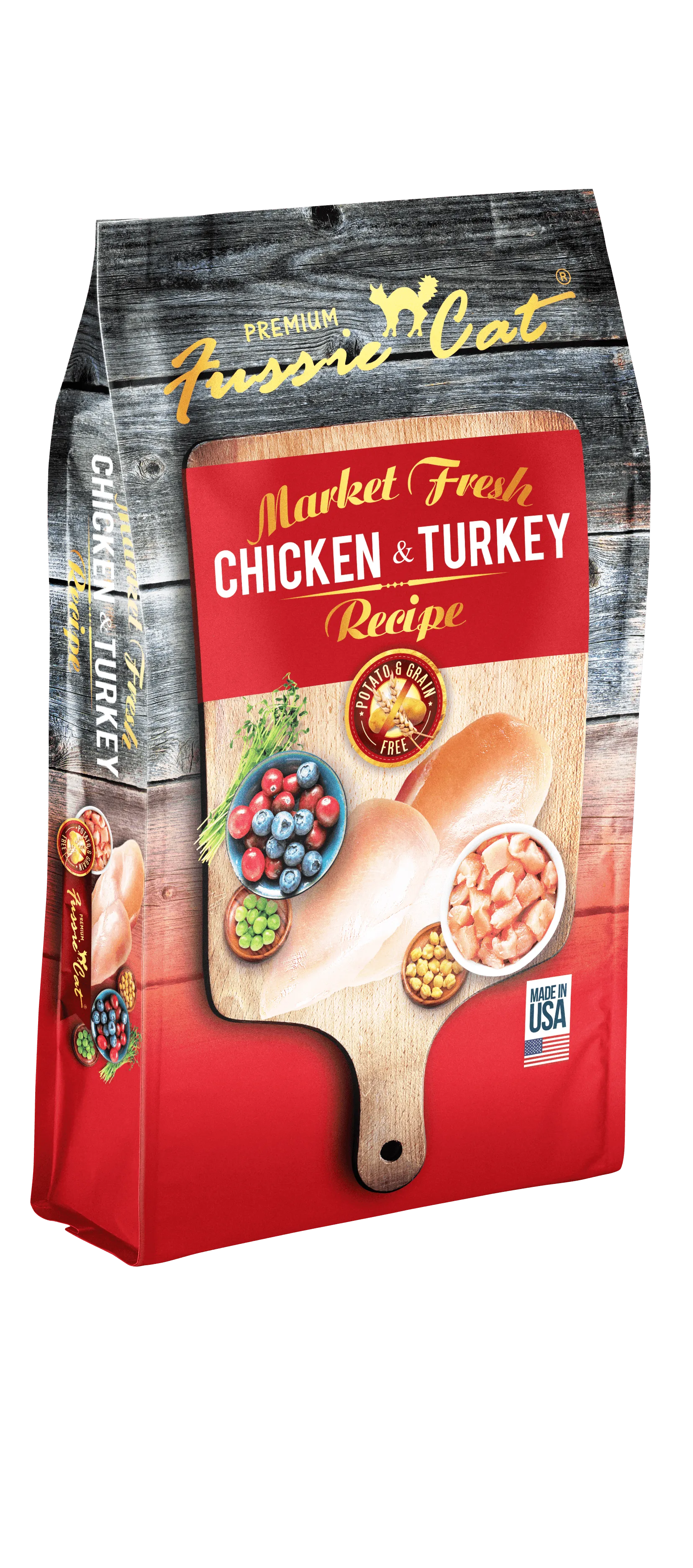 Fussie Cat Dry Market Fresh Chicken & Turkey Cat Food