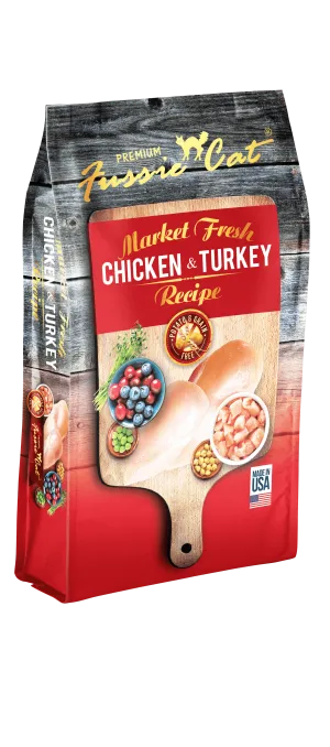 Fussie Cat Dry Market Fresh Chicken & Turkey Cat Food