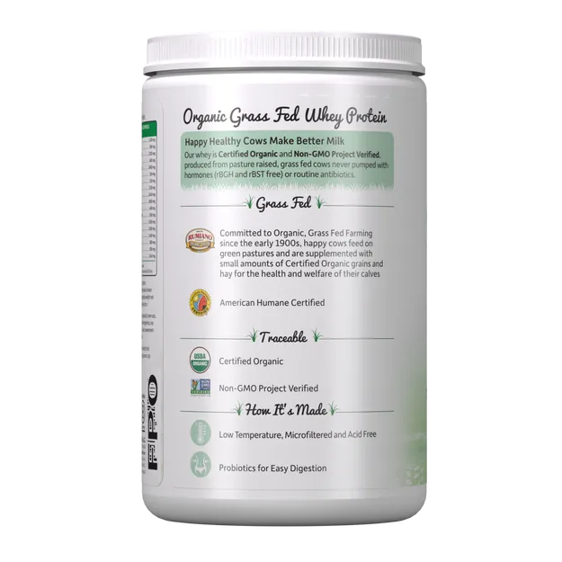 Garden of Life - Organic Whey Protein Vanilla 13.33oz (378g / 12 servings) Powder - $2.63/serving*