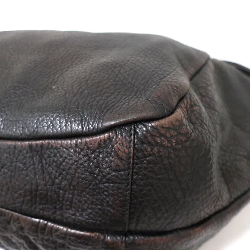 Givenchy Extra Large Hobo Black Grained Leather Shoulder Bag