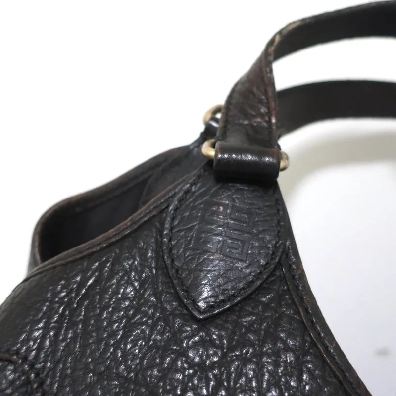 Givenchy Extra Large Hobo Black Grained Leather Shoulder Bag