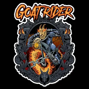 GoatRider Sticker Super Sized Sticker
