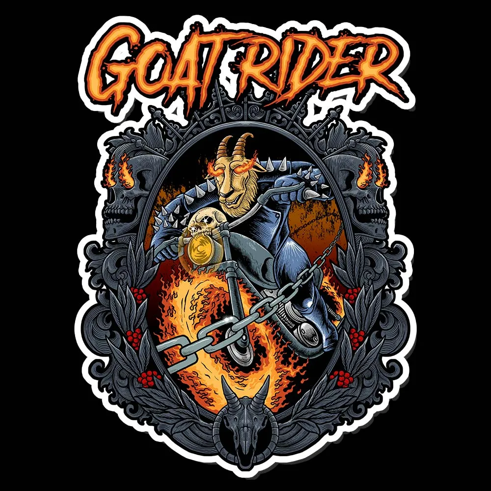 GoatRider Sticker Super Sized Sticker