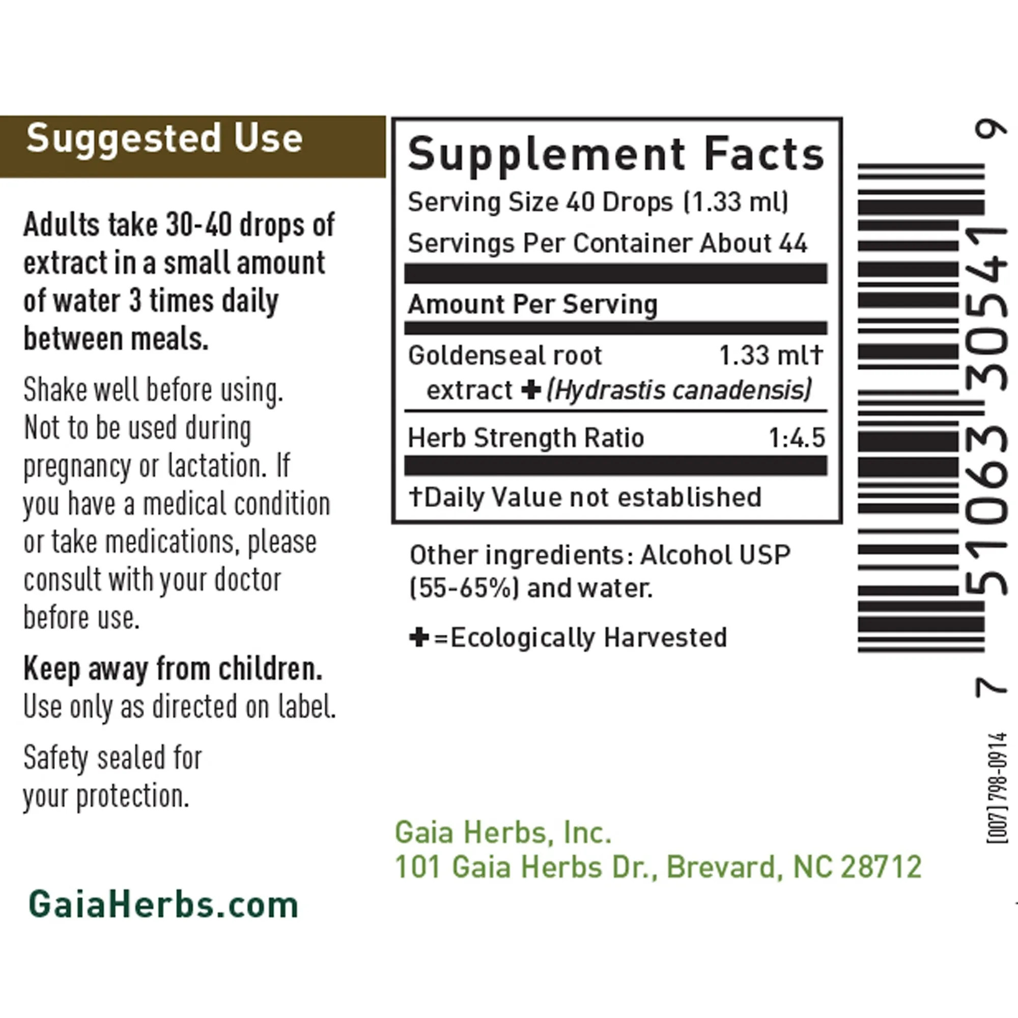 Goldenseal Root