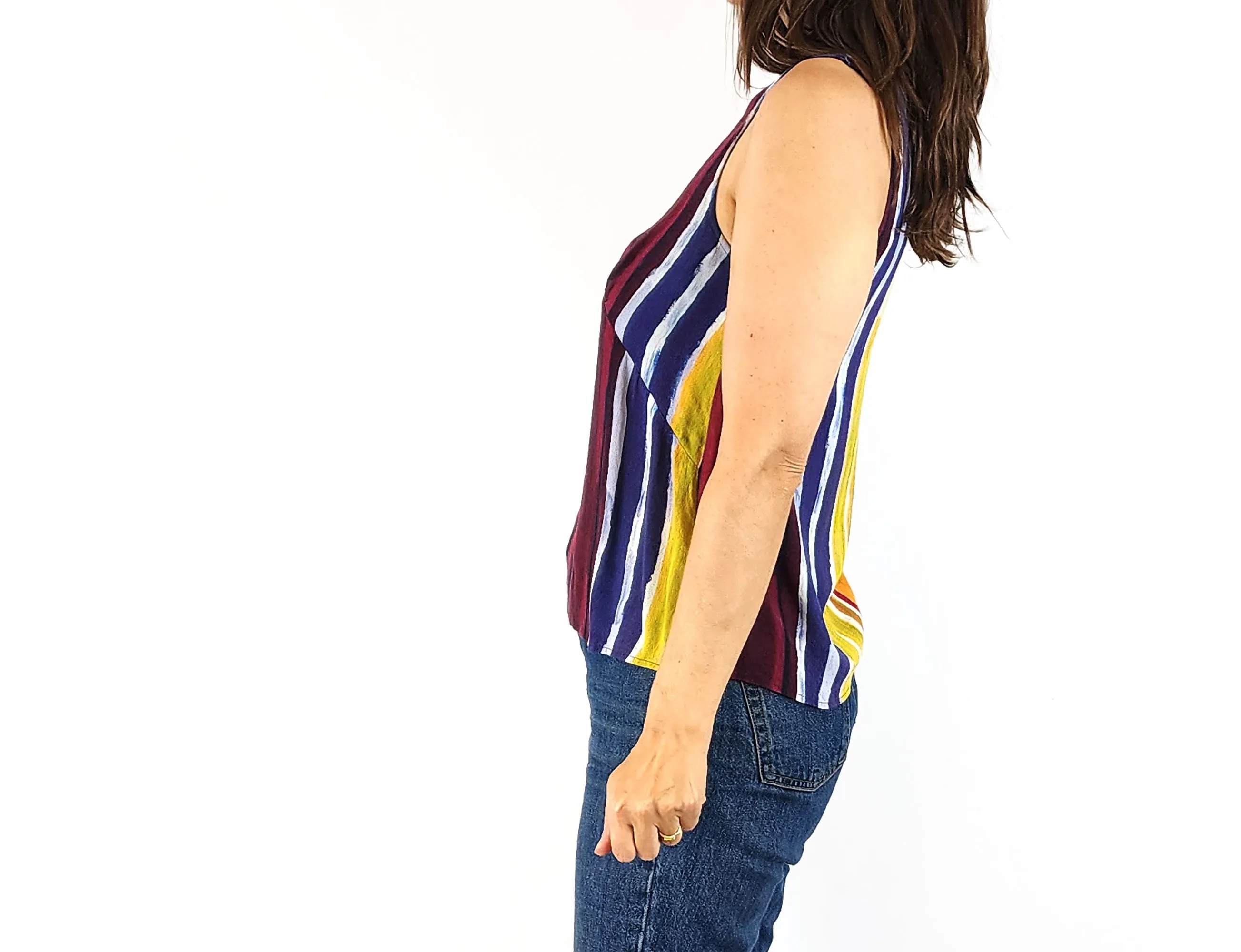 Gorman   Mangkaja earthy print top size 8