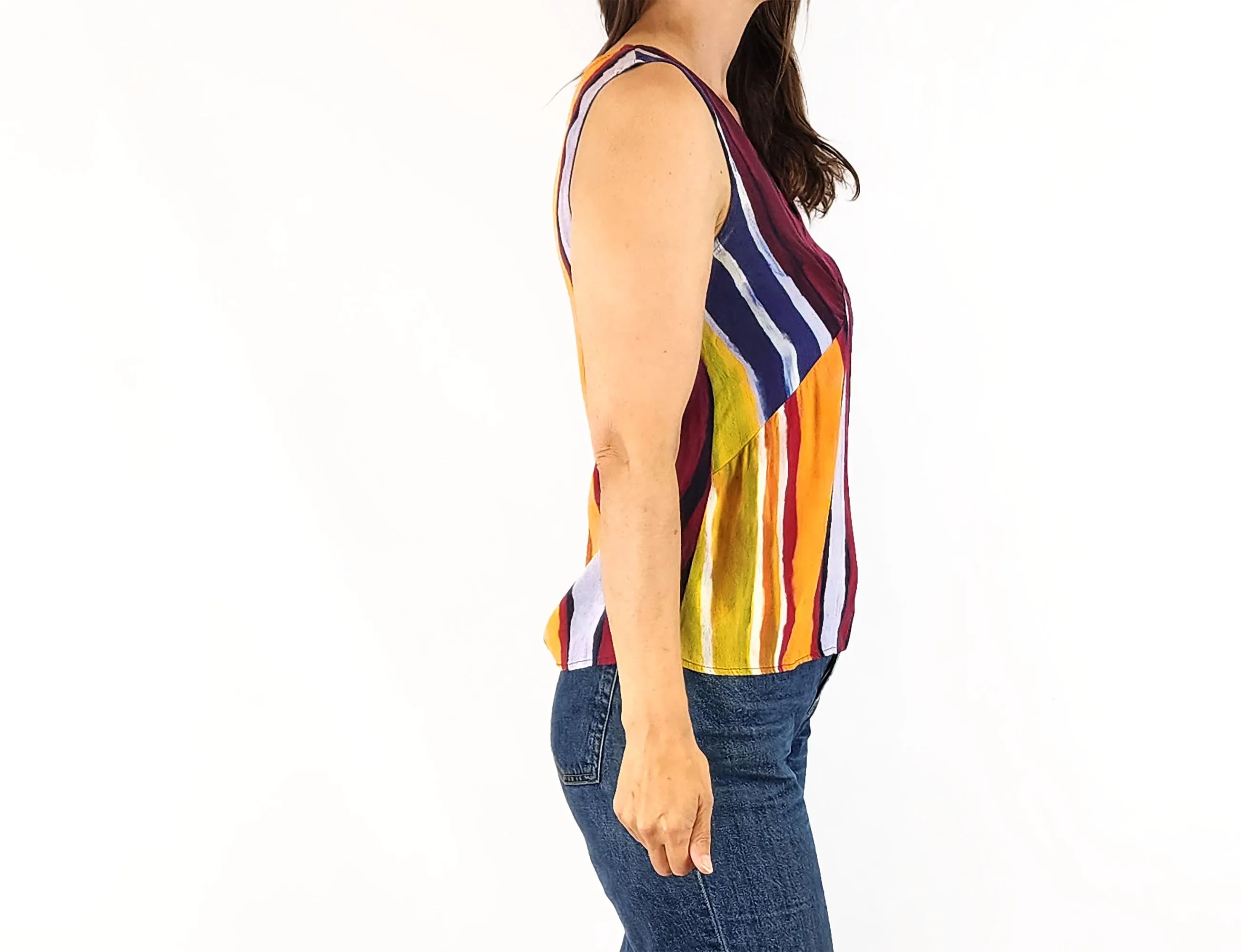 Gorman   Mangkaja earthy print top size 8