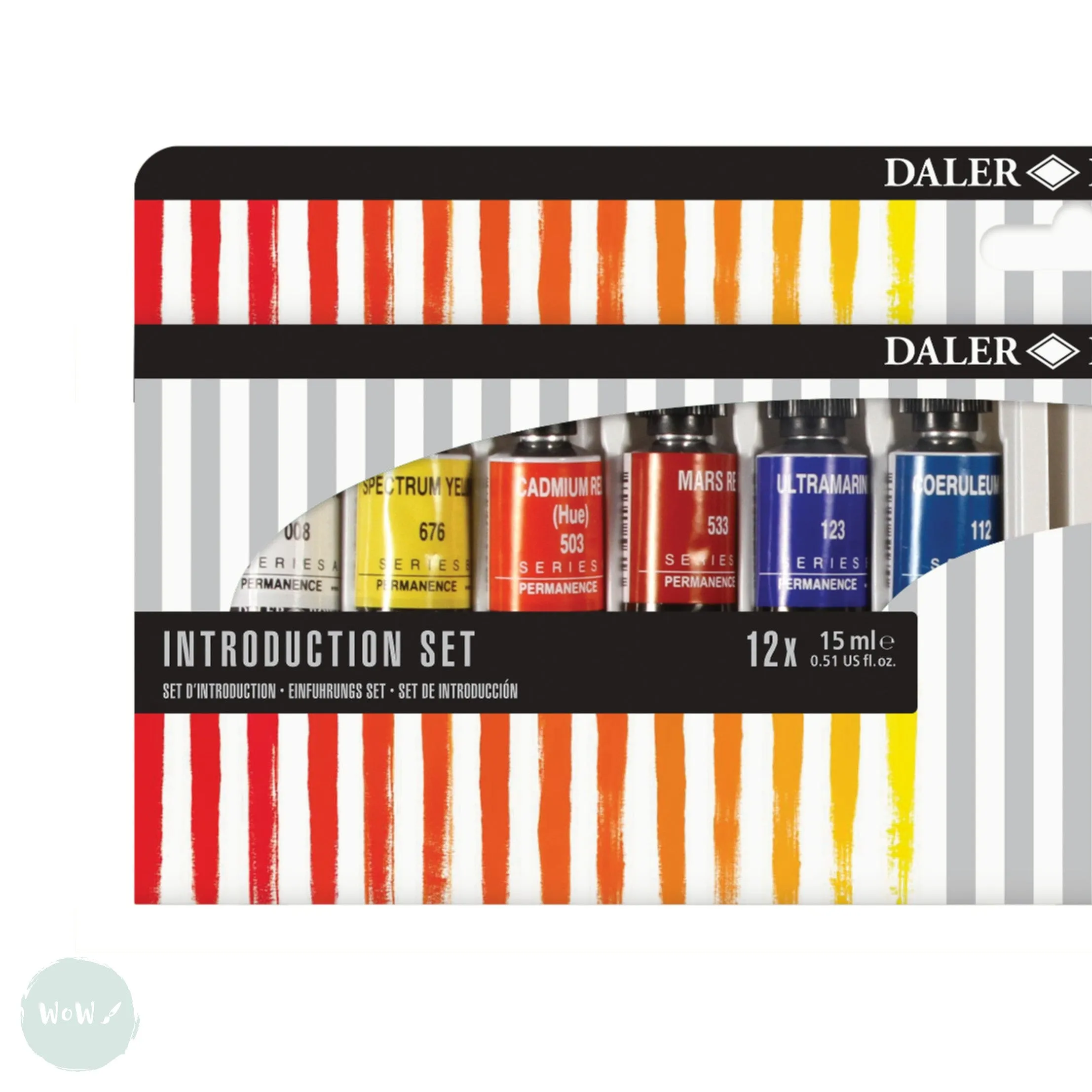 Gouache Set- Daler Rowney - Professional Designers Gouache  - INTRODUCTORY COLOURS - 12 x 15ml