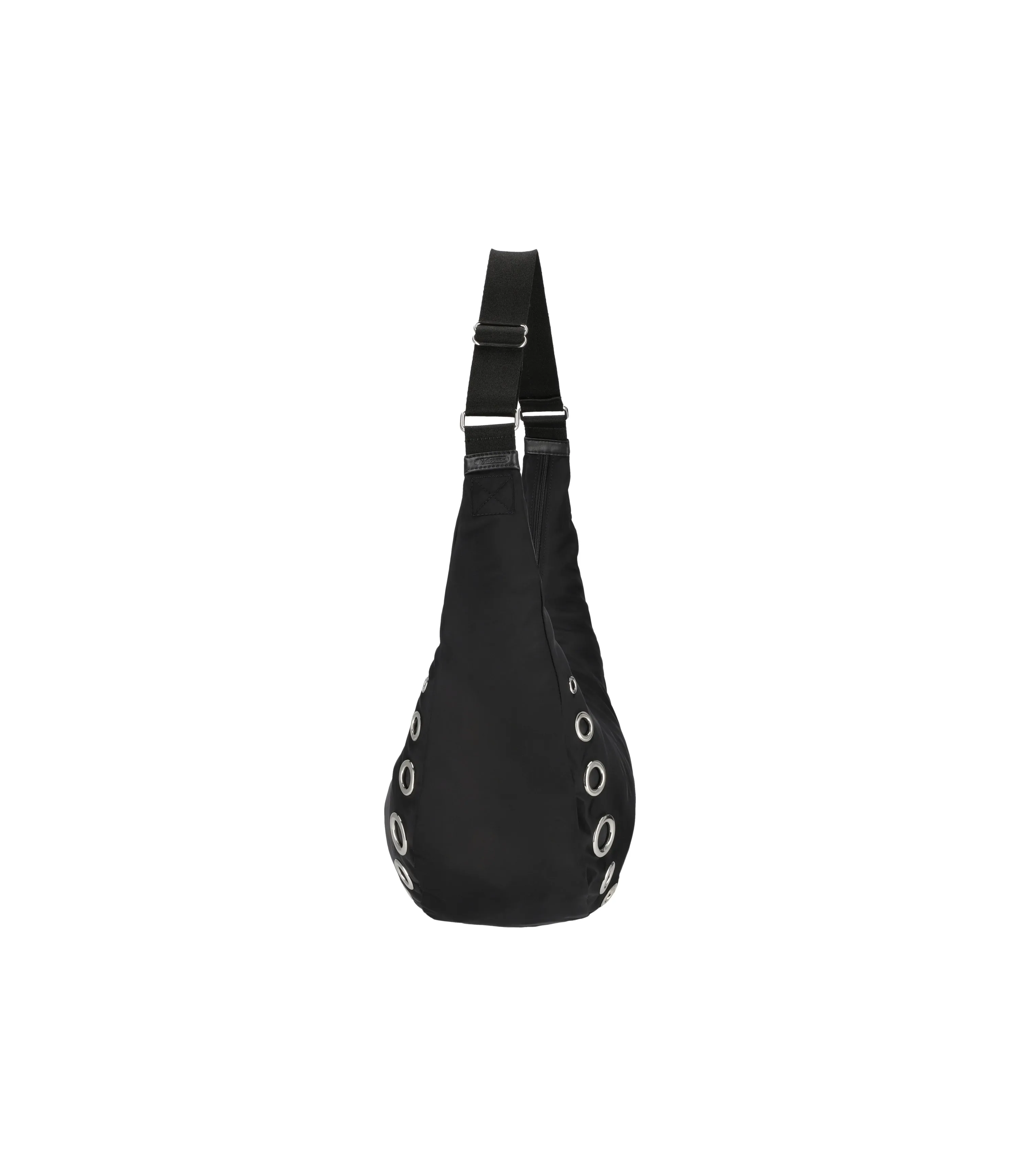 Grommet Shoulder Bag<br>Onyx Grommets