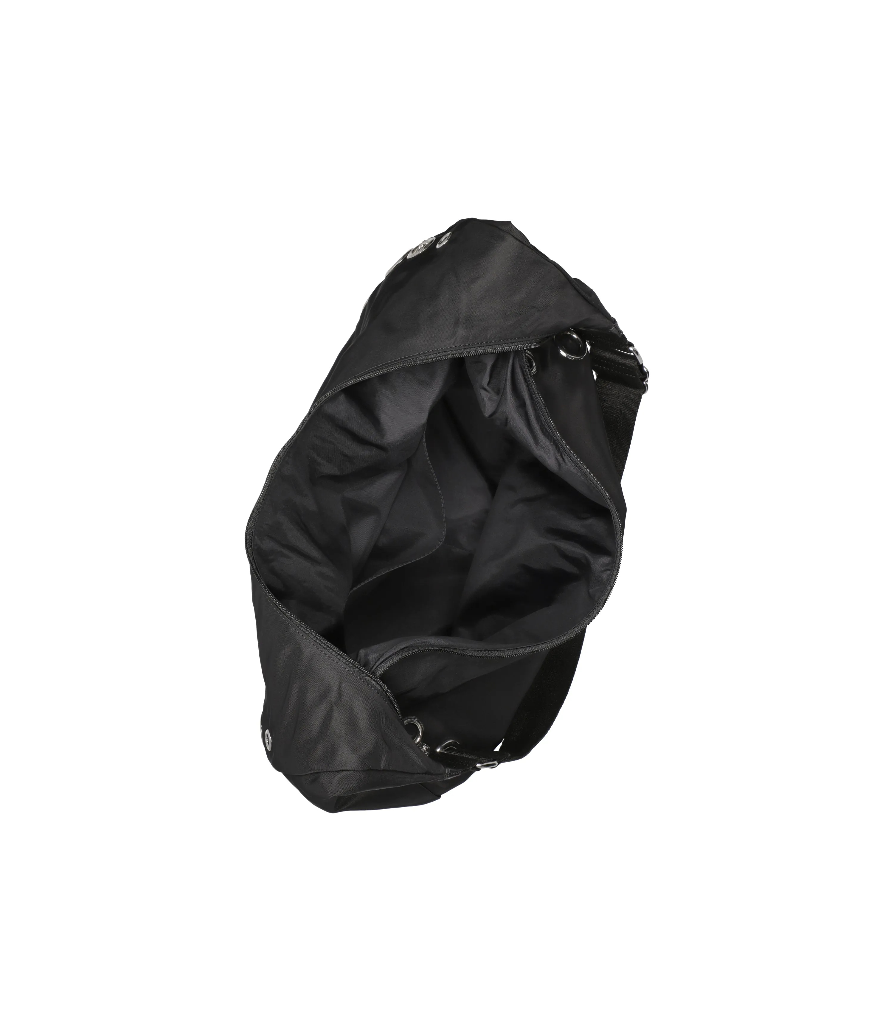 Grommet Shoulder Bag<br>Onyx Grommets