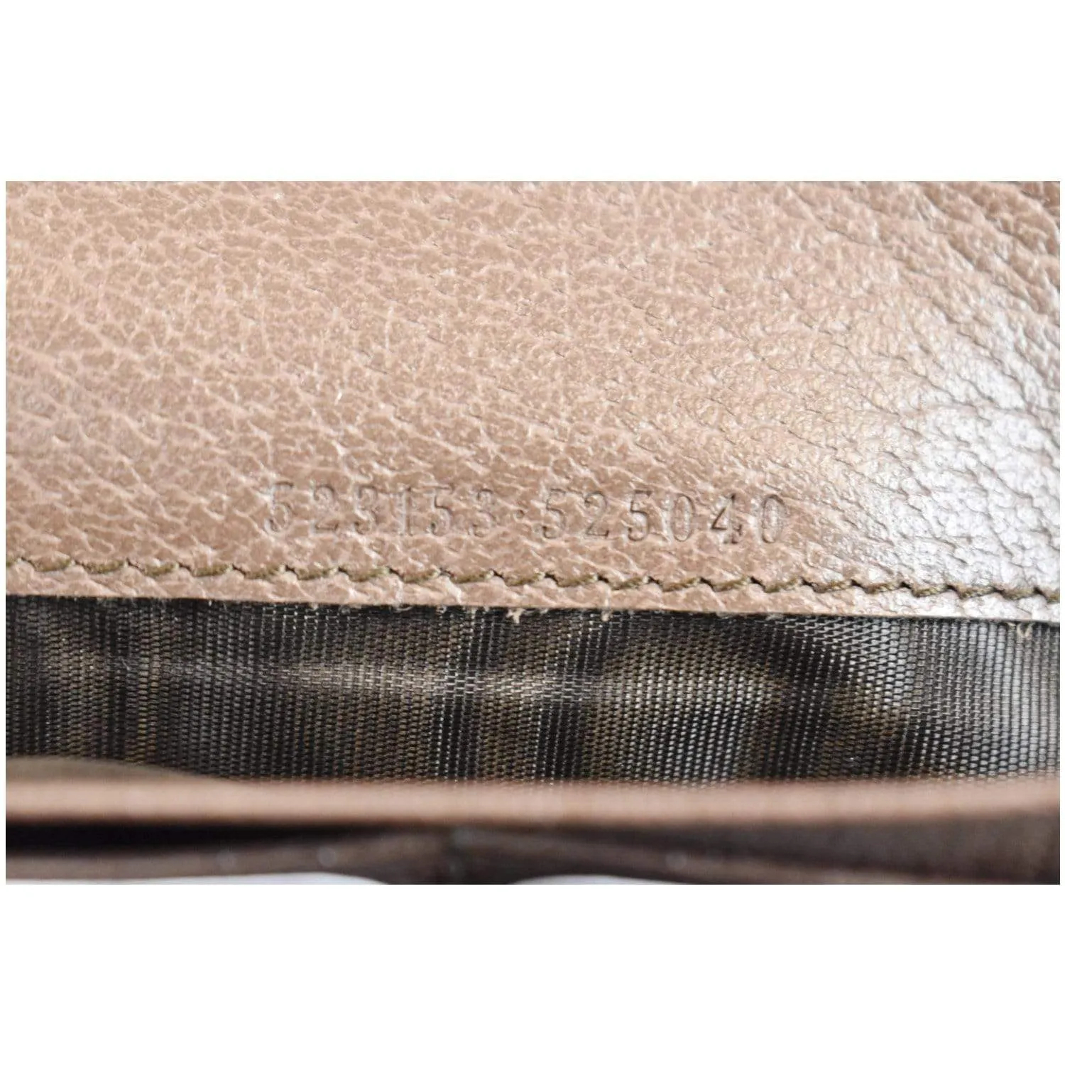 GUCCI Ophidia GG Continental Supreme Canvas Wallet Beige 523153