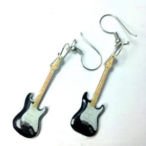Guitar Shaped Earrings (Pierced Ears)