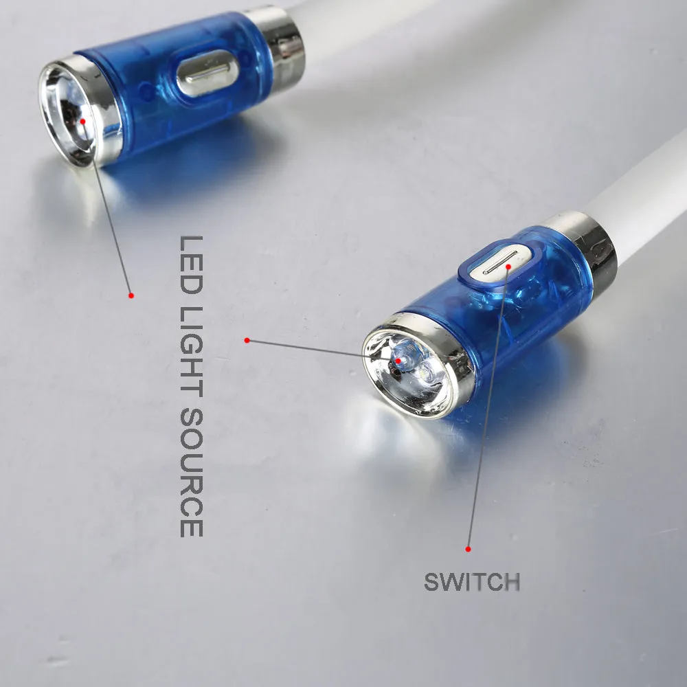 Hands Free Dual LED Flexible Neck Lamp - with bright double lights