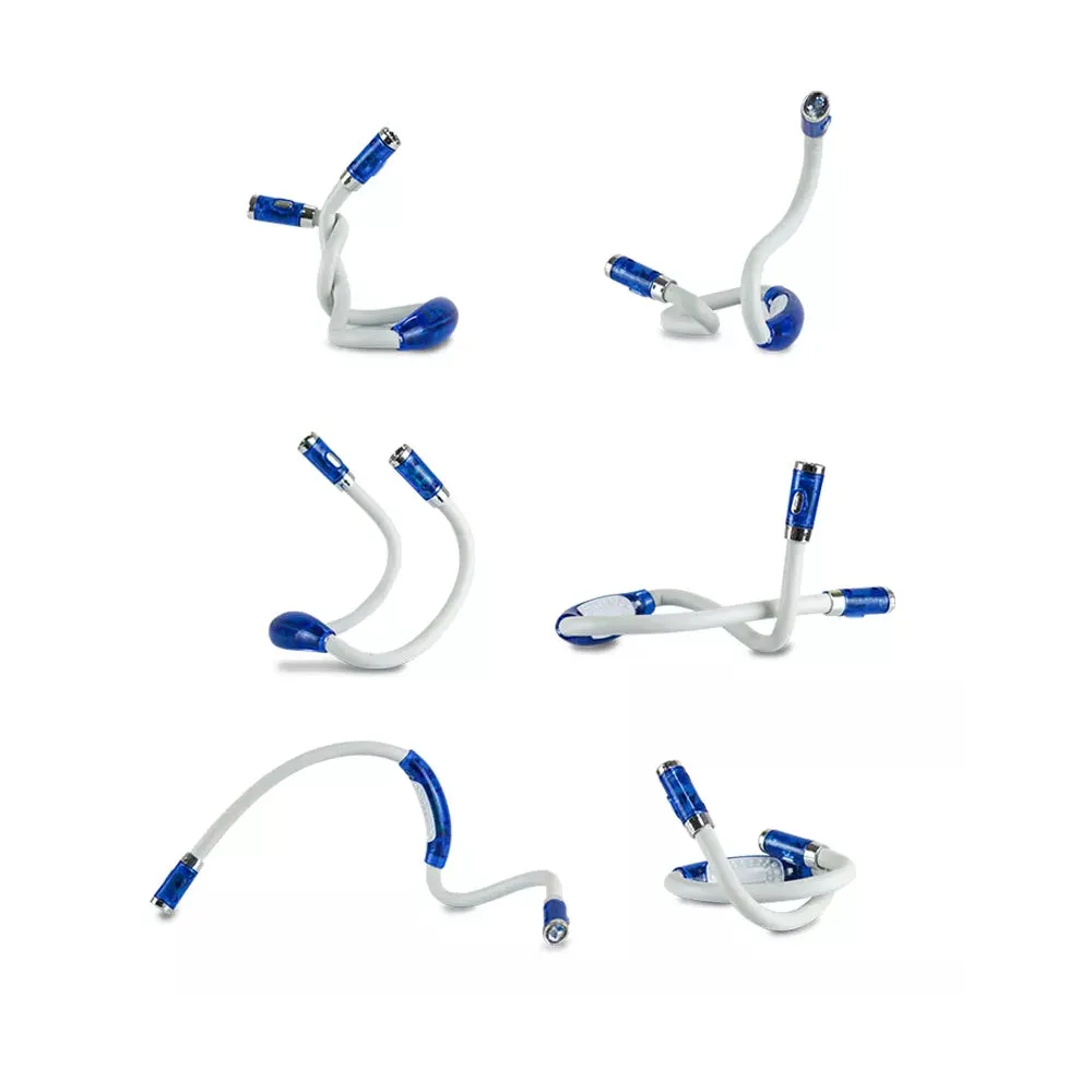 Hands Free Dual LED Flexible Neck Lamp - with bright double lights