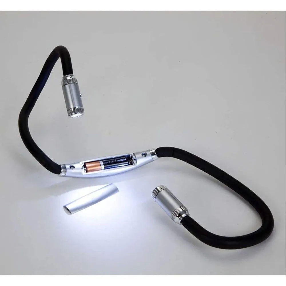 Hands Free Dual LED Flexible Neck Light - 6 LEDs