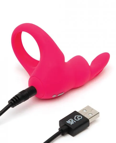 Happy Rabbit Rechargeable Cock Ring - Pink