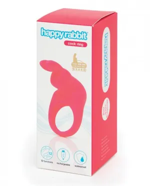 Happy Rabbit Rechargeable Cock Ring - Pink