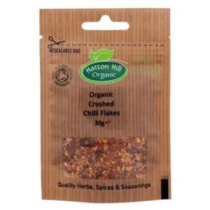 Hatton Hill Organic Crushed Chilli Flakes 30g
